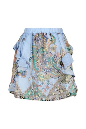 blue cotton skirt ETRO KIDS | GW7A50M0065685MC